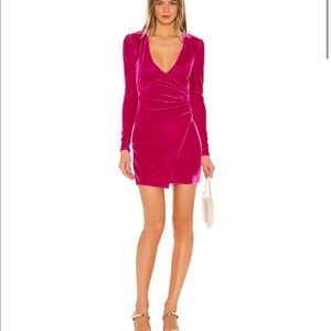 Hayden Mini Dress in Hot Pink